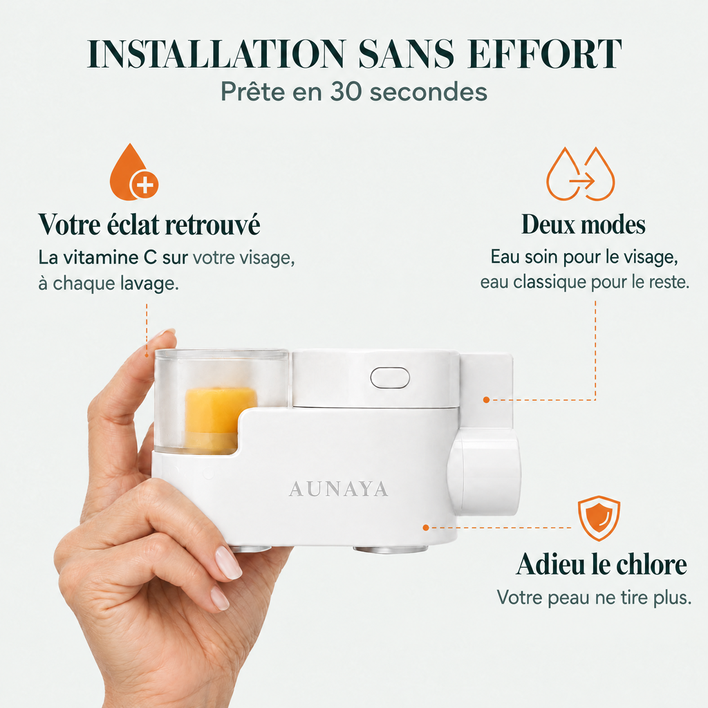 Aunaya Éclat – Diffuseur vitamine C pour le visage